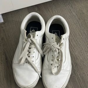 white old skool vans